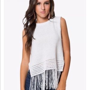 BB Dakota Yuri Fringe Sweater